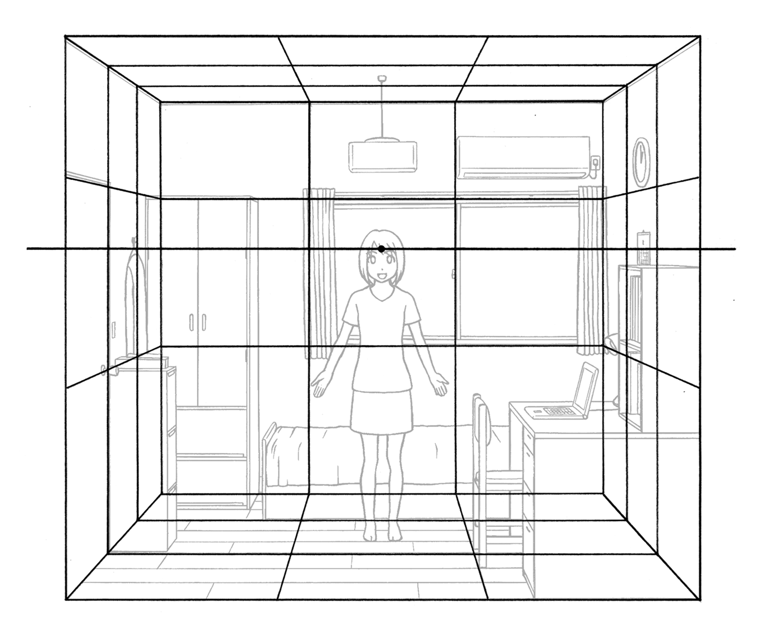 四畳半室内見本の画像