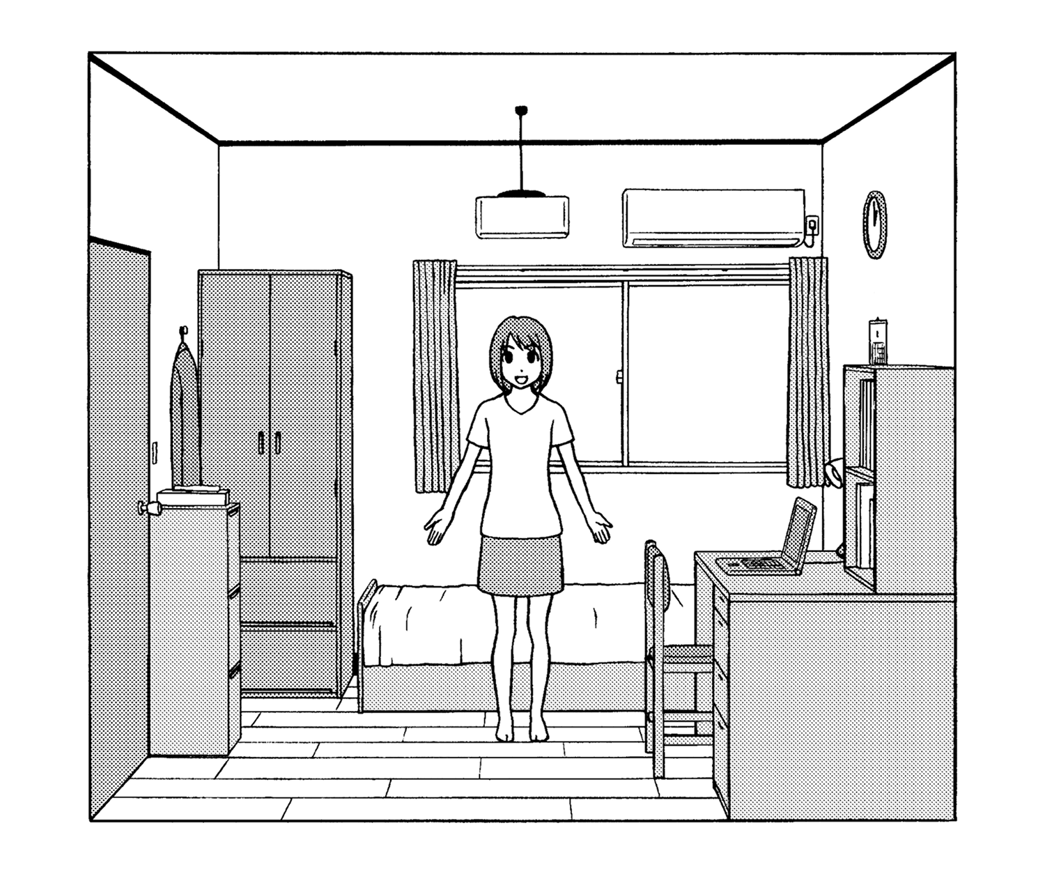 四畳半室内見本の画像