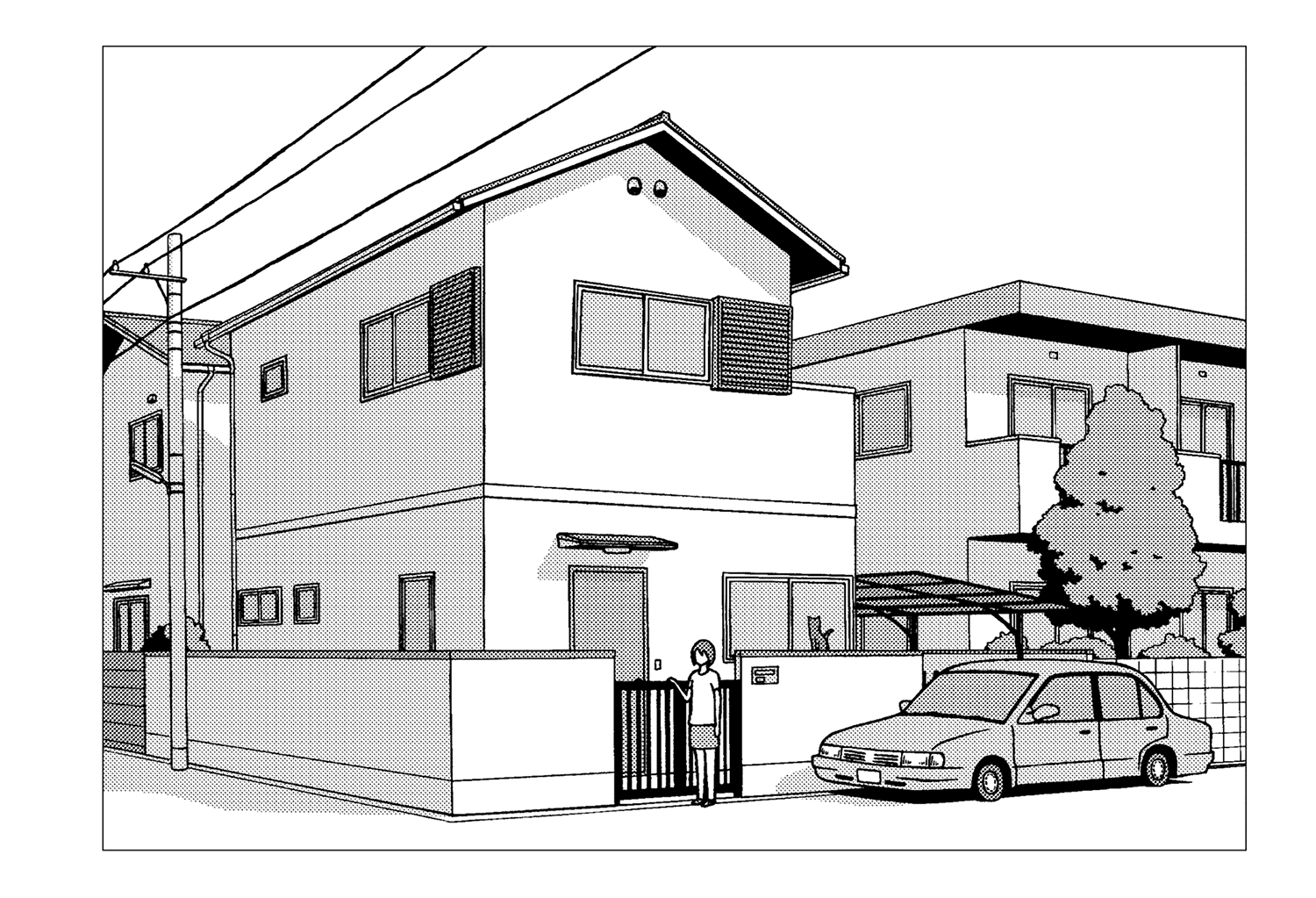 住宅外観見本の画像