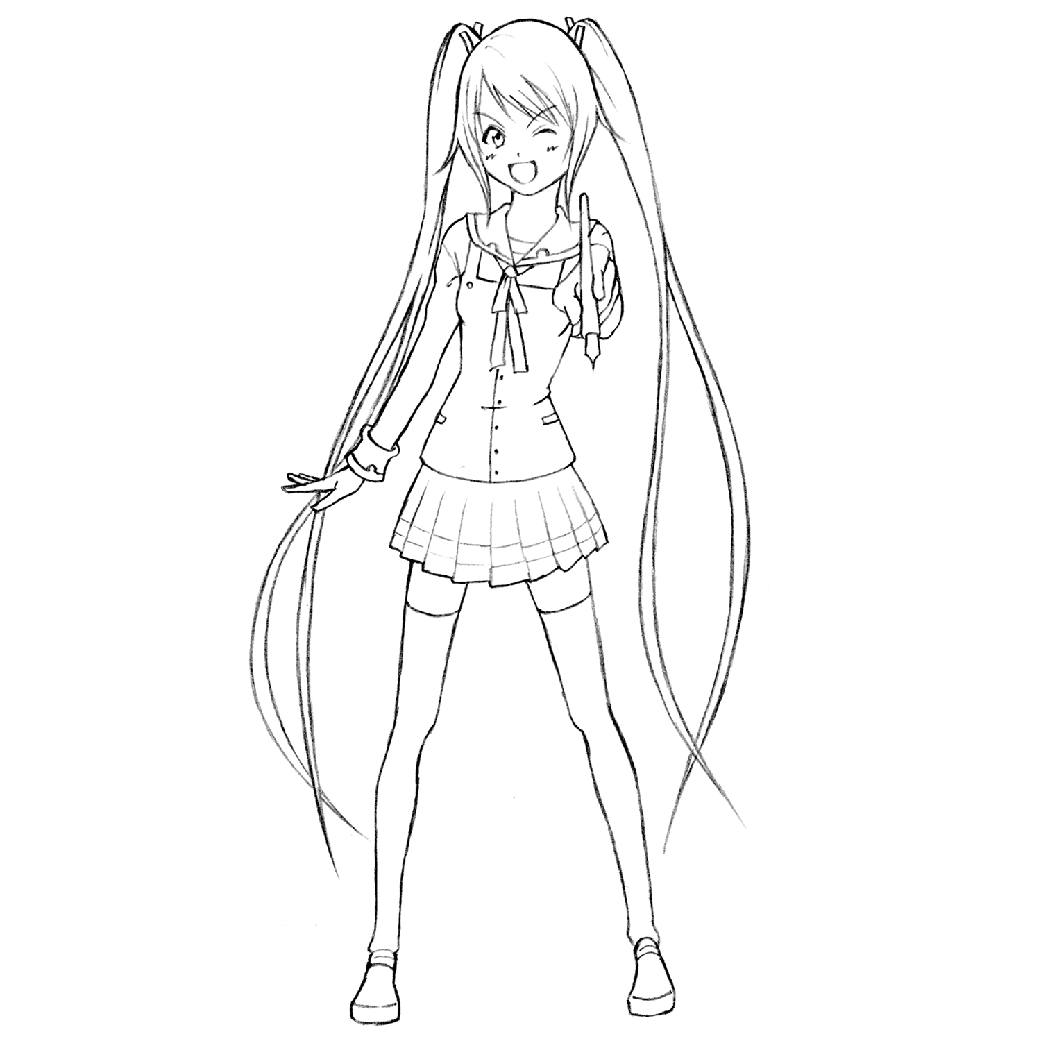 キャラクター設定見本の画像